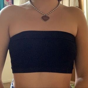 urban black tube top
